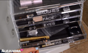 Organizing Makeup by category