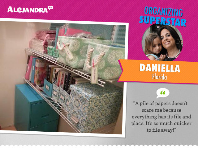 Daniella's inspiring Paper Organization